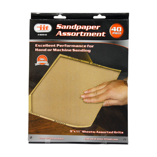 IIT 40pc SAND PAPER ASSORTMENT
