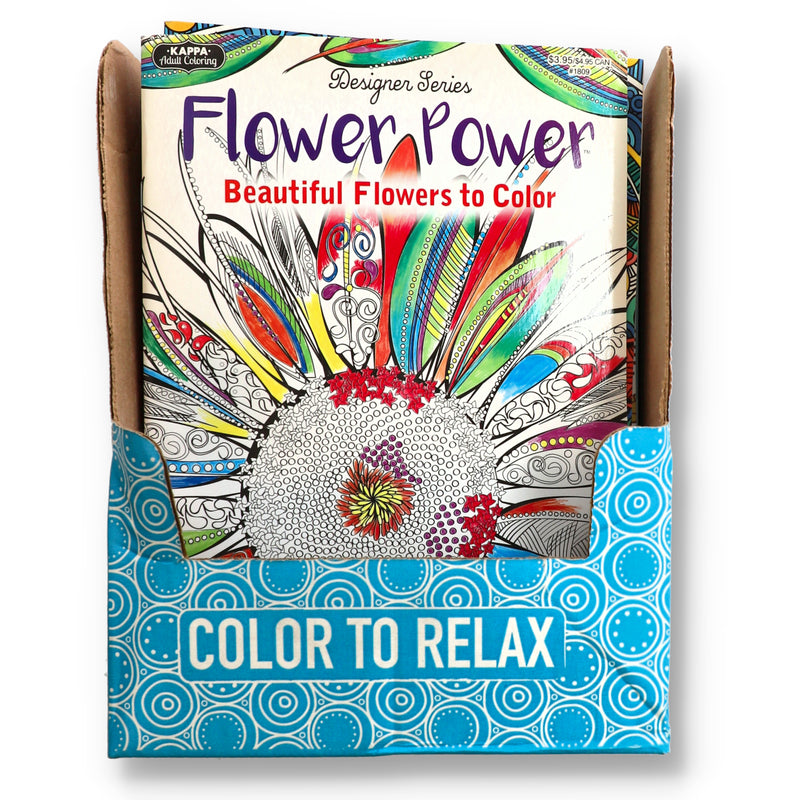 48pg COLORING BOOKS FOR ADULTS 4 TITLES