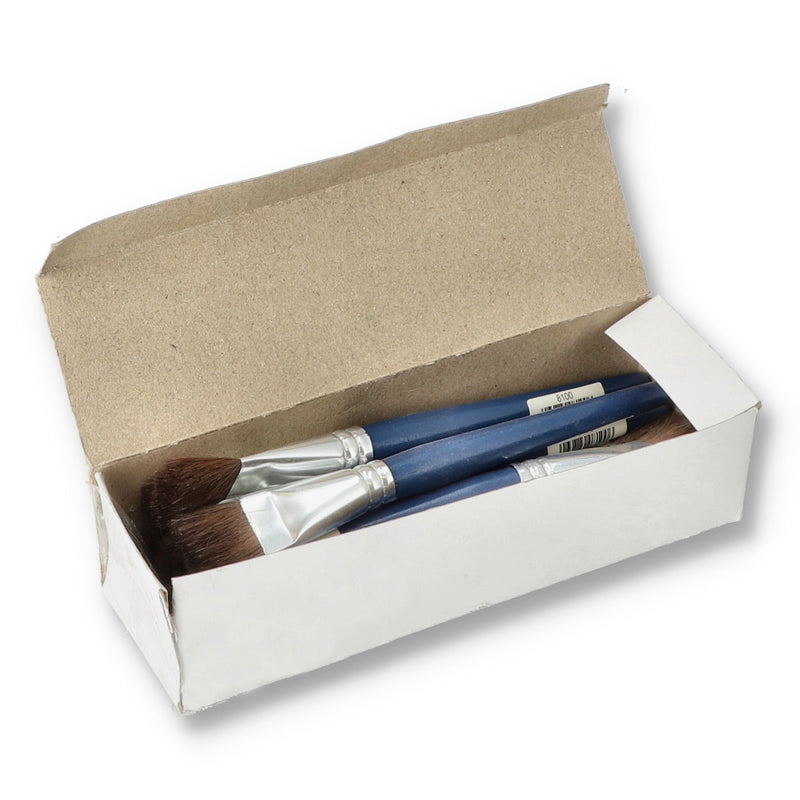 WOOD HOBBY BRUSH 1'' NATURAL BRISTLE