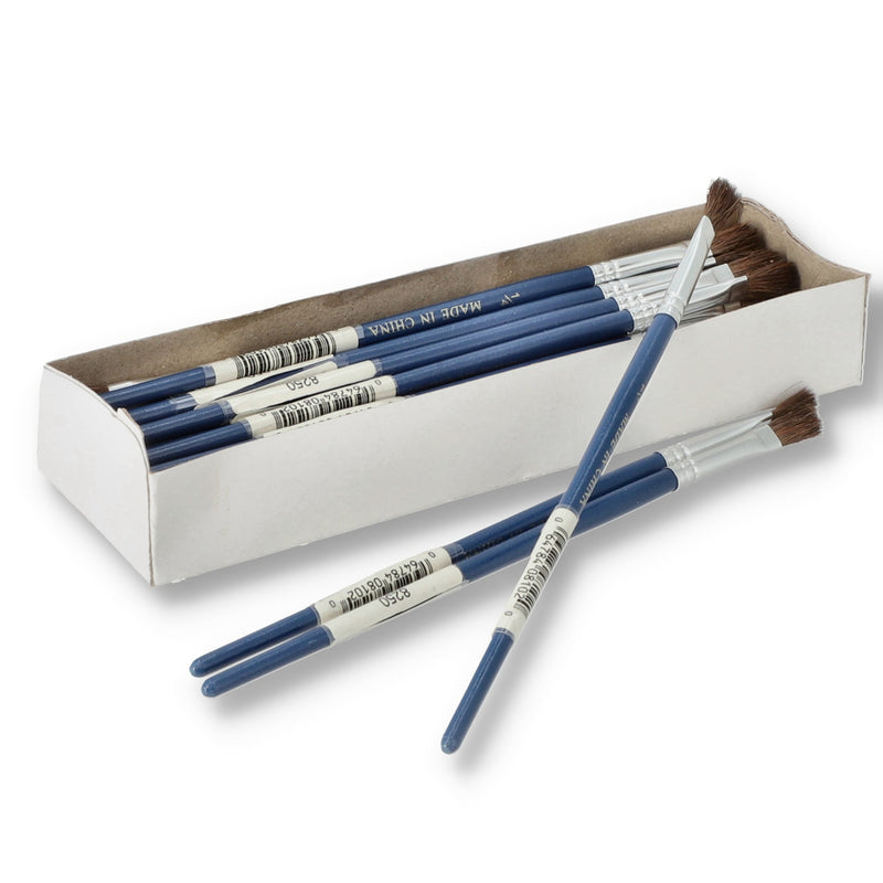 WOOD HOBBY BRUSH 1/4'' NATURAL BRISTLE