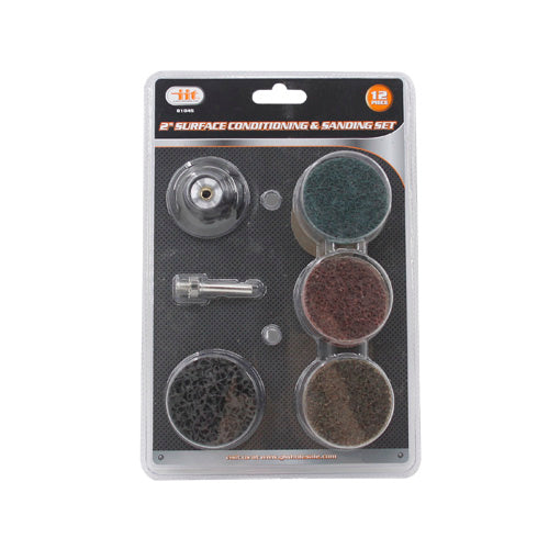 IIT 12PC 2'' SURFACE CONDITIONING KIT WITH MANDREL