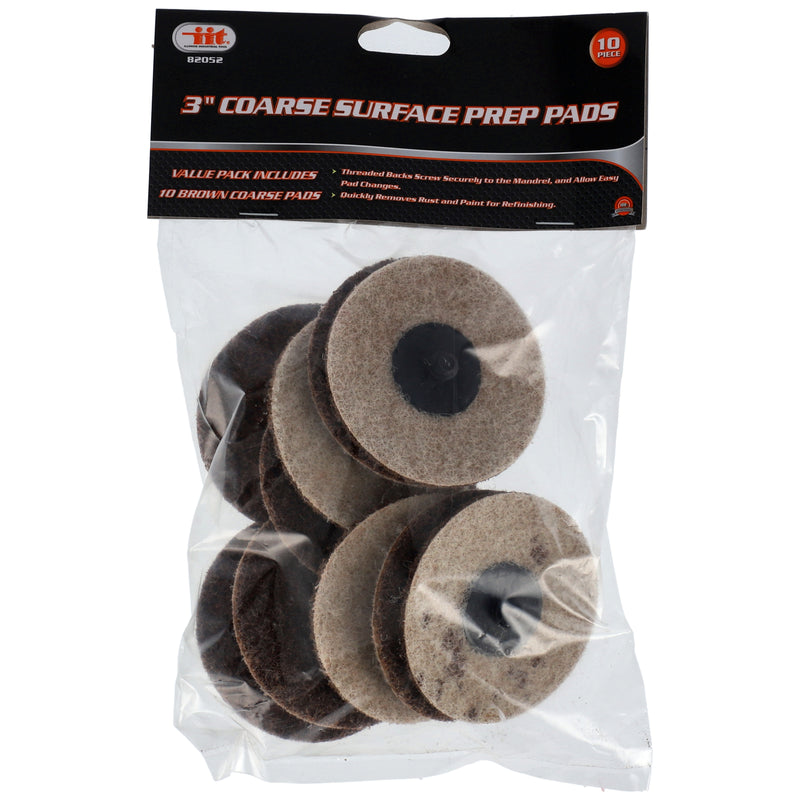 IIT 10pc 3'' COARSE SURFACE PREP PADS