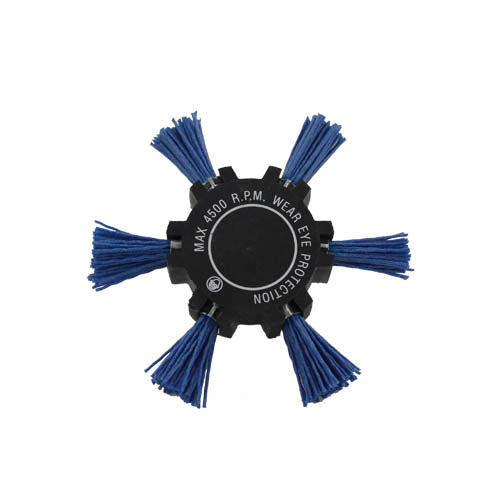 IIT 4'' NYLON FLAP BRUSH FINE GRIT 1/4'' SHANK