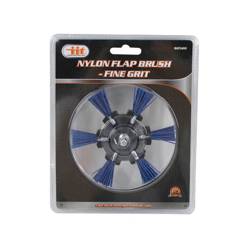 IIT 4'' NYLON FLAP BRUSH FINE GRIT 1/4'' SHANK
