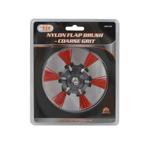 IIT 4'' NYLON FLAP BRUSH COARSE 1/4'' SHANK
