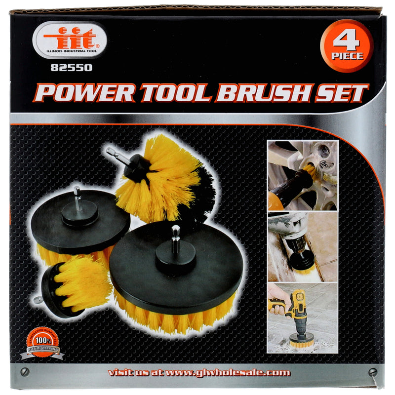IIT 4pc POWER TOOL BRUSH SET