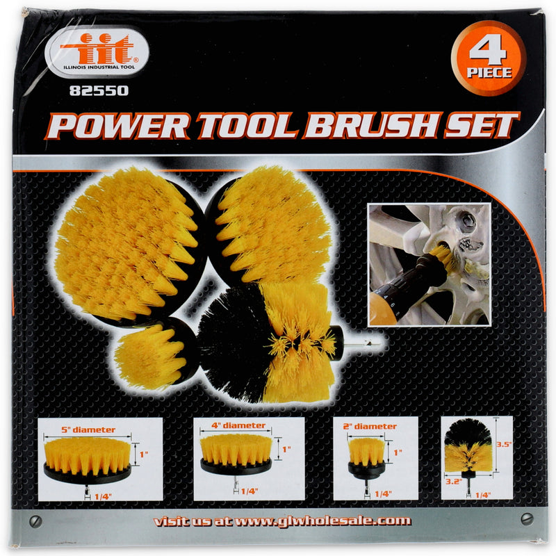 IIT 4pc POWER TOOL BRUSH SET