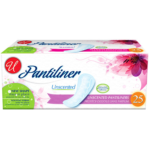 25ct PANTILINERS UN-SCENTED