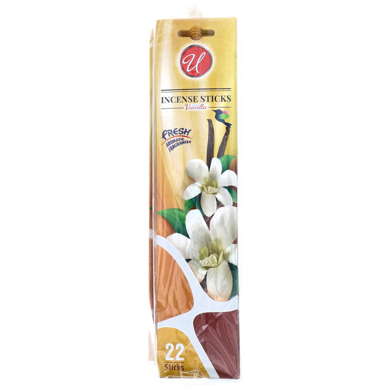 22ct INCENSE STICKS 6 ASSORTED FRAGRANCES