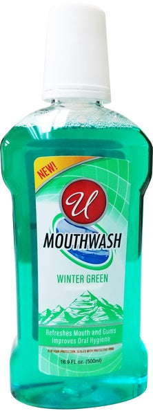16.9oz MOUTH WASH WINTER GREEN