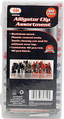 IIT 80pc ALLIGATOR CLIPS