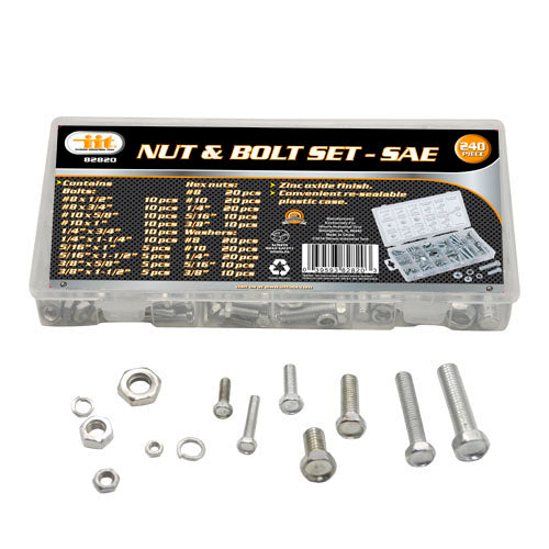 IIT 240pc NUT & BOLT SET - SAE