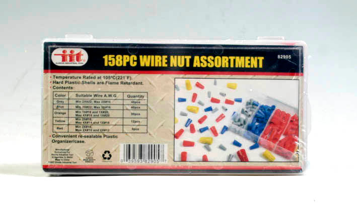 IIT 158pc TWIST ON WIRE CONNECTOR AST.