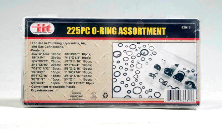 IIT 225pc O-RING ASSORTMENT