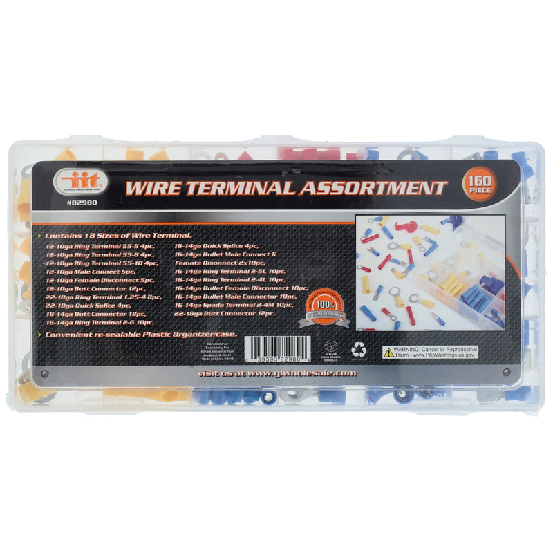 IIT 160pc WIRE TERMINAL ASSORTMENT