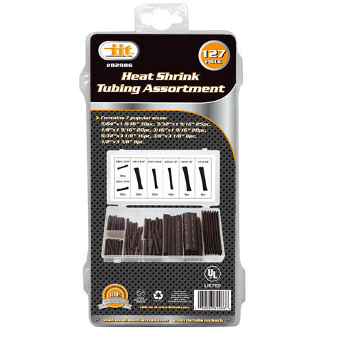 IIT 127pc HEAT SHRINK TUBING AST.