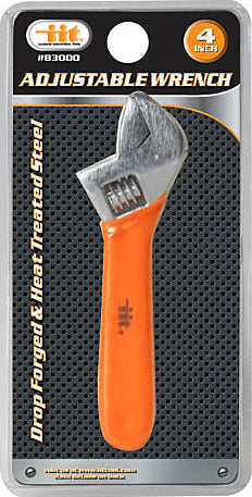 IIT 4'' ADJUSTABLE WRENCH CUSHION GRIP