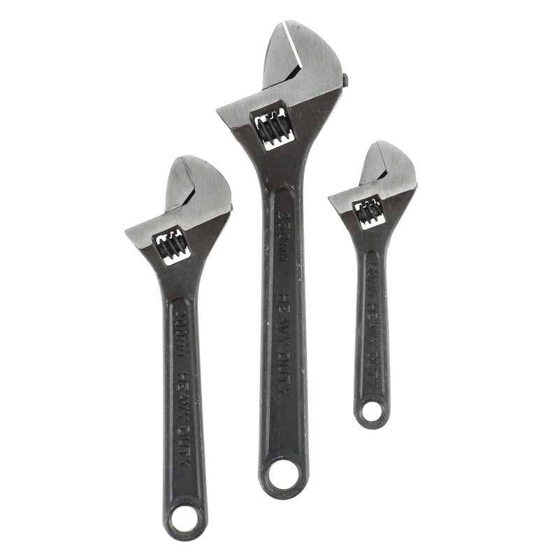IIT 3pc ADJUSTABLE WRENCH BLACK FINISH