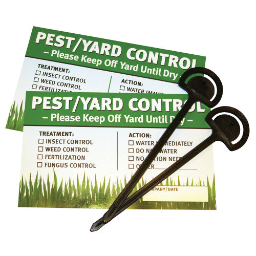 HILLMAN 2PK PEST YARD CONTROL SIGN & STAKE