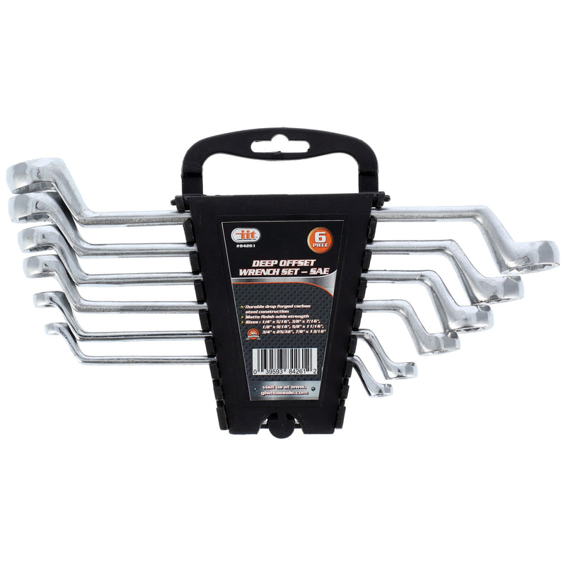 IIT 6pc DEEP OFFSET WRENCH SAE