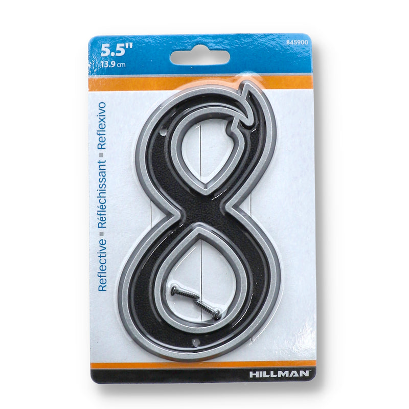 HILLMAN 5.5'' REFLECTIVE #9 SELF-ADHESIVE