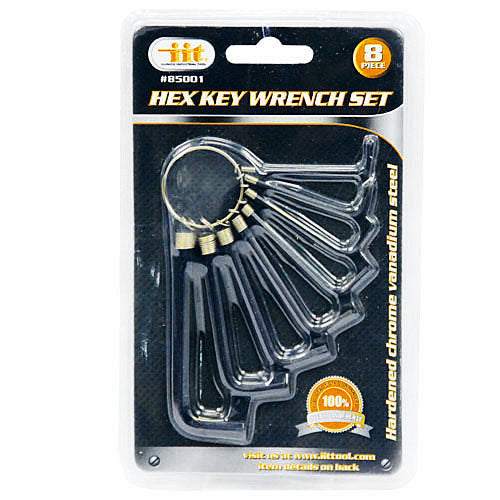 IIT 8pc HEX KEY WRENCH SET-SAE