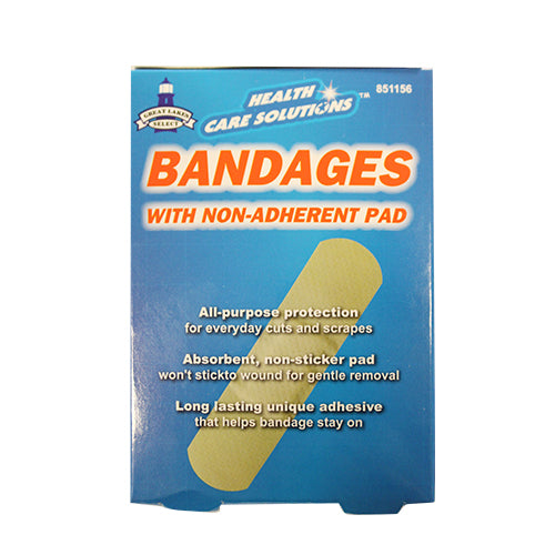 851156-50pk 3/4x3'' SHEER BANDAGES