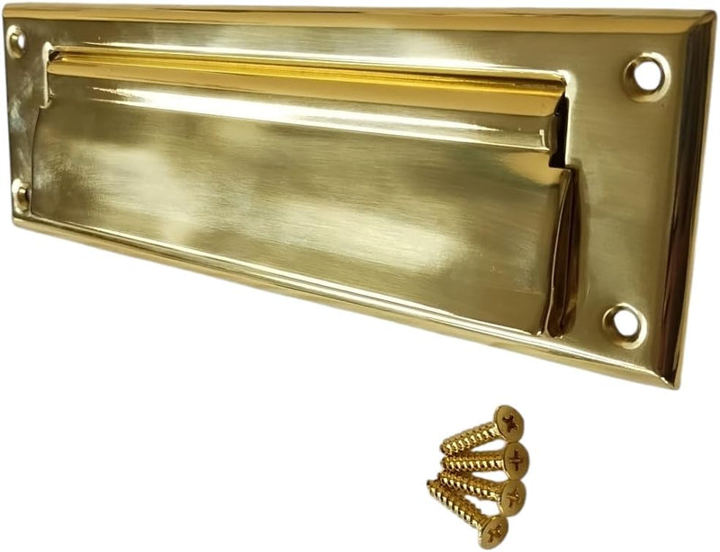 HILLMAN 11''x2'' MAIL SLOT SOLID BRASS