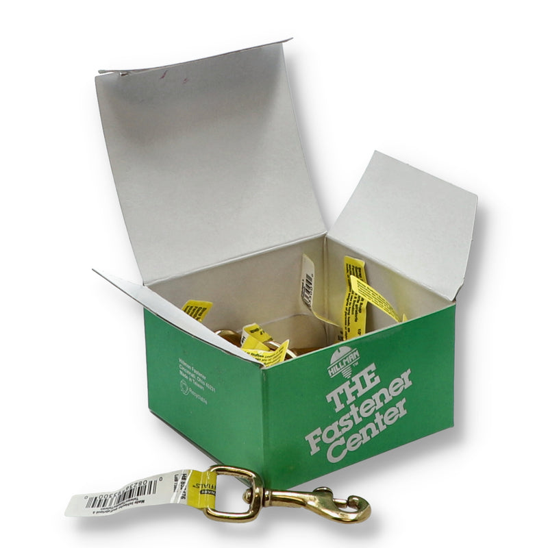 HILLMAN SOLID BRASS STRAP SWIVEL BOLT SNAP 1/2x2x7/8''