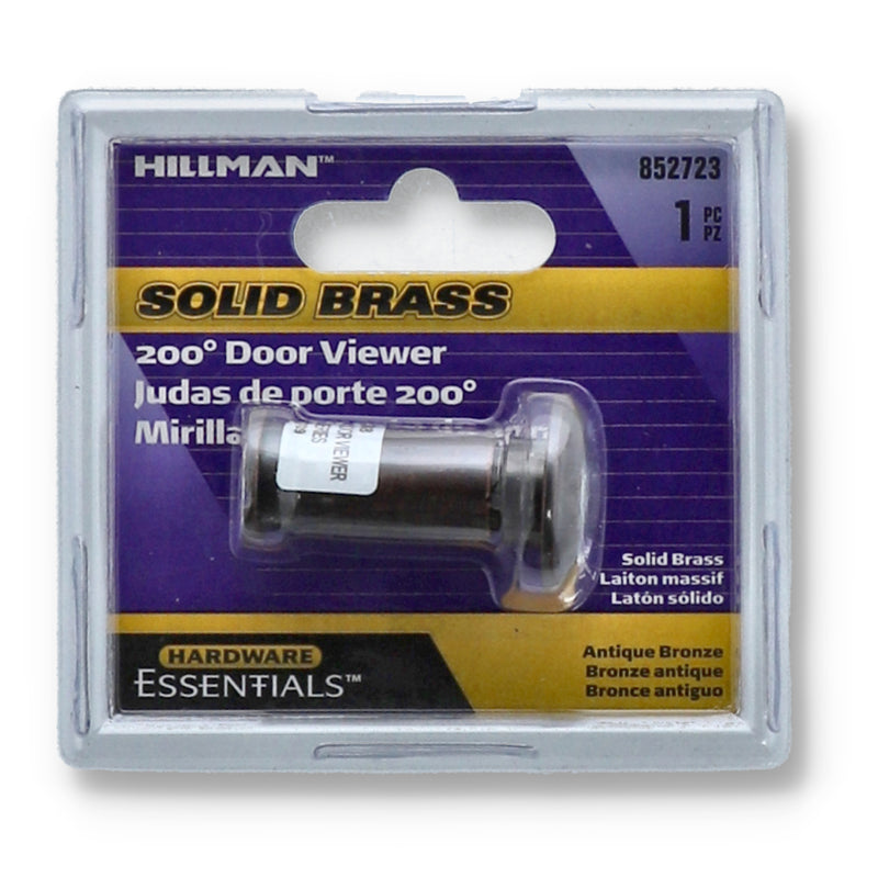 HILLMAN SOLID BRASS DOOR VIEWER 200Ã‚Â°