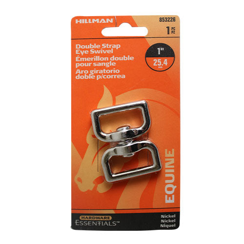 HILLMAN EQUINE 1'' DOUBLE STRAP EYE SWIVEL