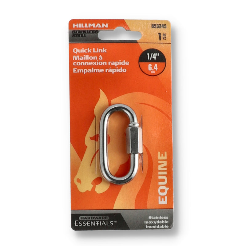 HILLMAN 1/4'' STAINLESS STEEL QUICK LINK
