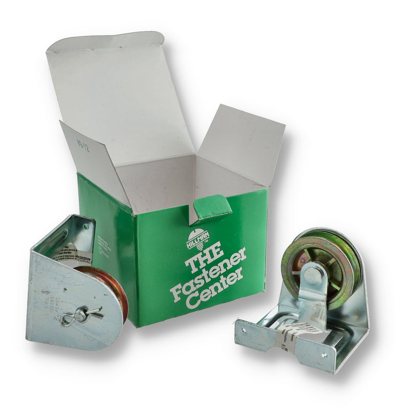 HILLMAN 2'' MOUNTED SINGLE PULLEY ZINC