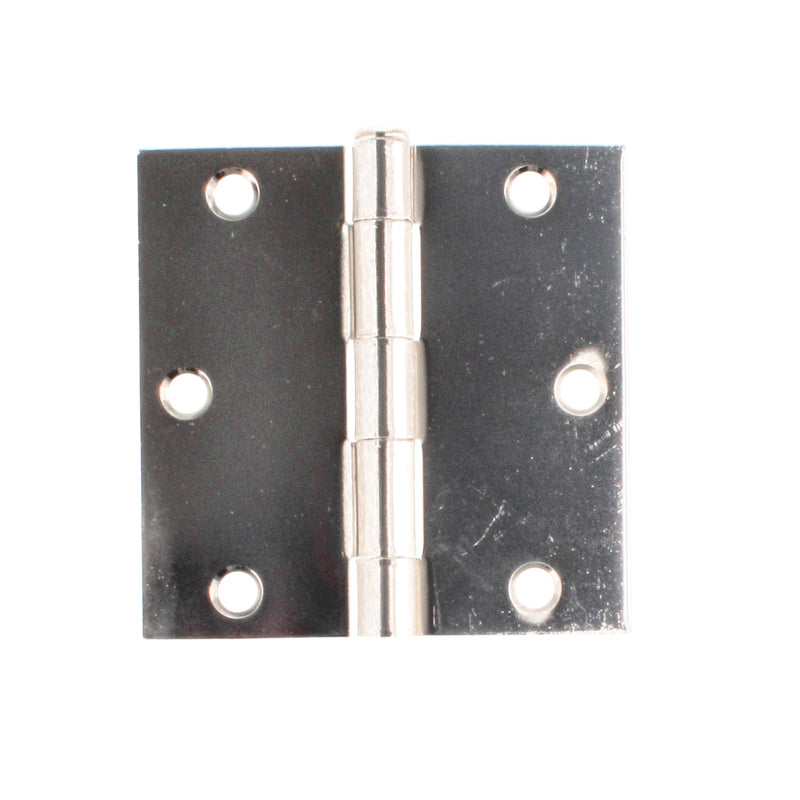 HILLMAN 3-1/2'' DOOR HINGE NICKL SQUARE CORNER