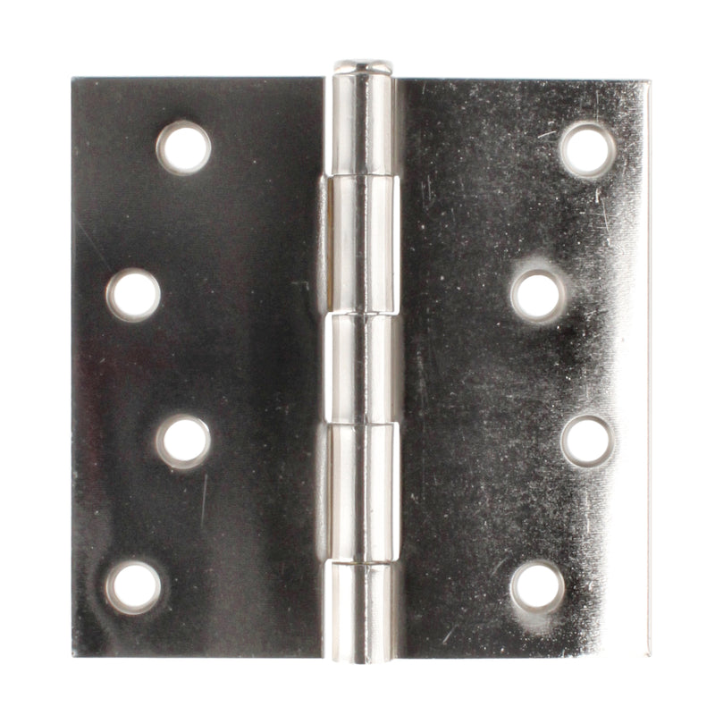 HILLMAN 4'' DOOR HINGE NICKEL SQUARE CORNER 1/4'' BAG & UPC