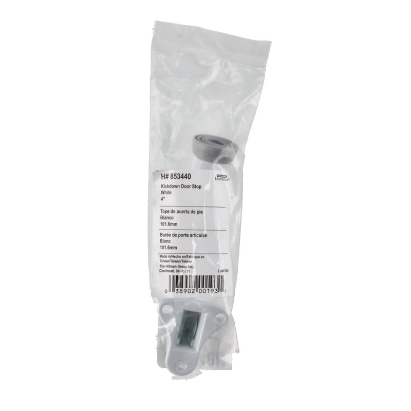 HILLMAN 4'' KICKDOWN DOOR STOP WHITE
