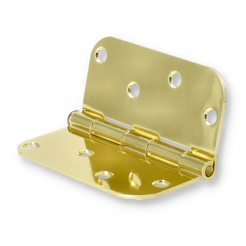 HILLMAN 4'' BRASS PLATED HINGE 5/8'' RADIUS CORNER BAG & UPC
