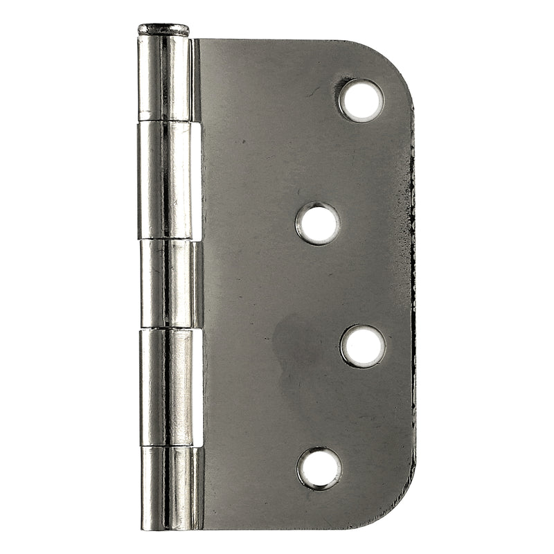 HILLMAN 4'' DOOR HINGE ANTIQUE BRASS 5/8'' RADIUS BAG & UPC