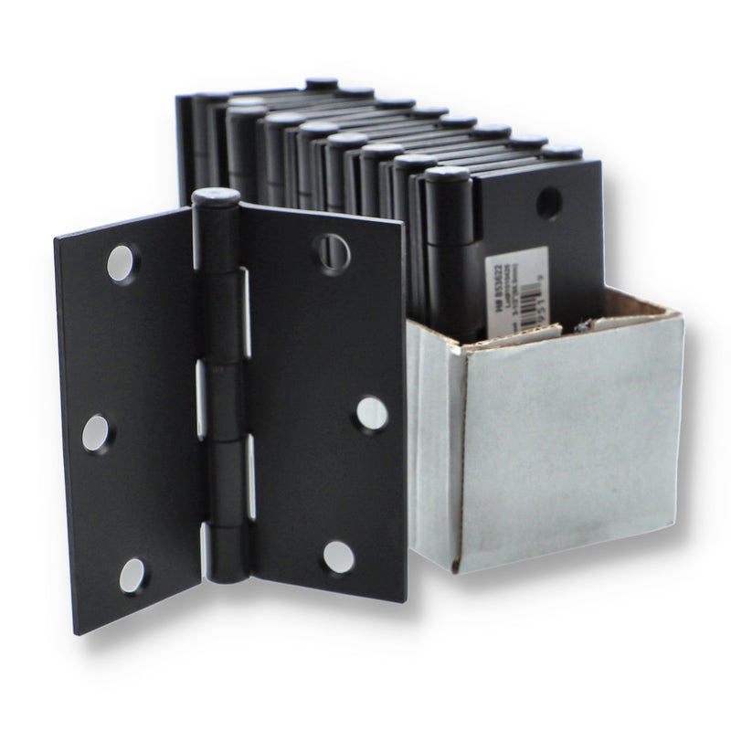 HILLMAN 3.5'' SQUARE CORNER DOOR HINGE OIL RUBBED BRONZE BULK & UPC