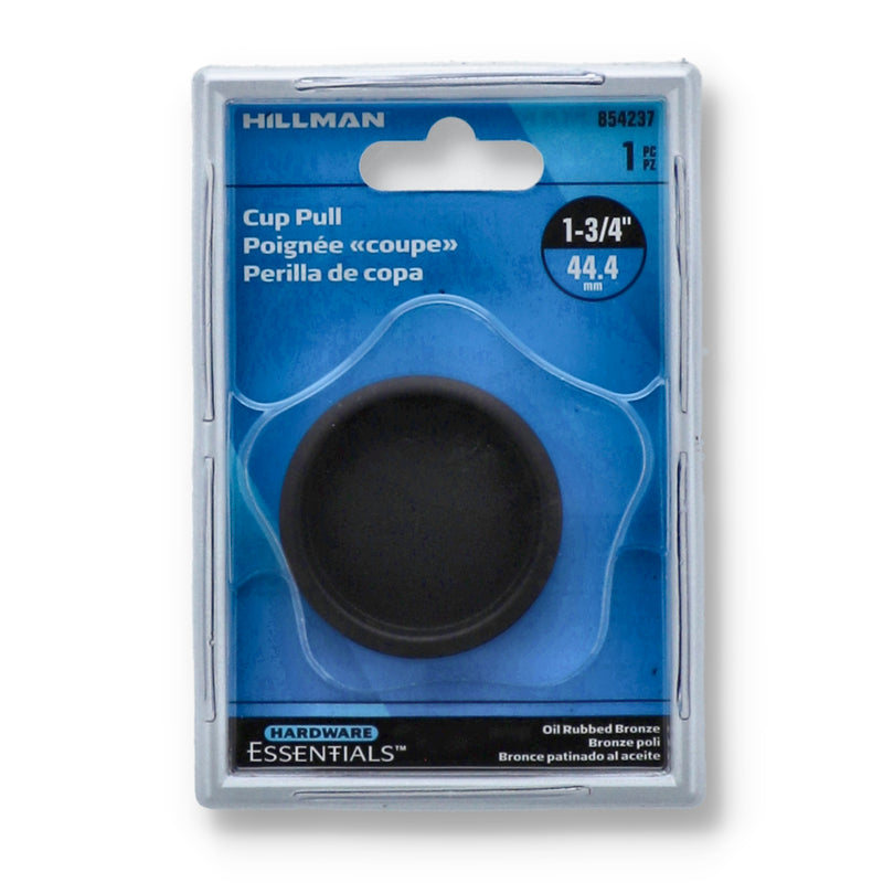 HILLMAN 1-3/4'' CUP PULL OIL RUBBED BRONZE