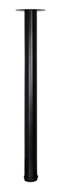 27'' BLACK METAL ADJUSTABLE LEG 2'' DIAMETER