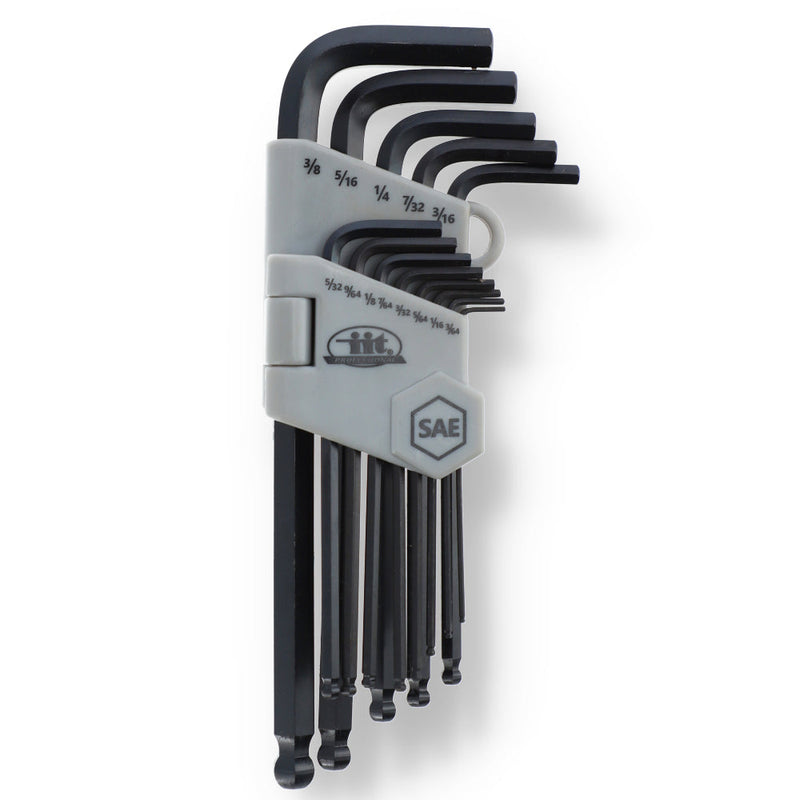 IIT PRO 13pc LONG ARM BALL SAE HEX KEY WRENCH SET
