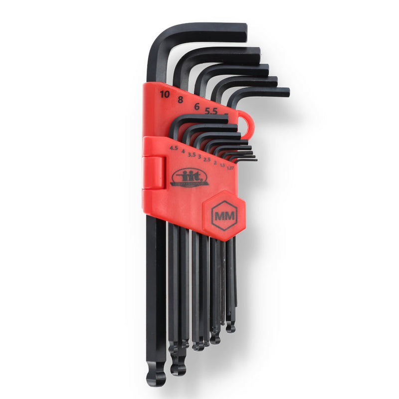 IIT PRO 13pc LONG ARM BALL MM HEX KEY WRENCH SET