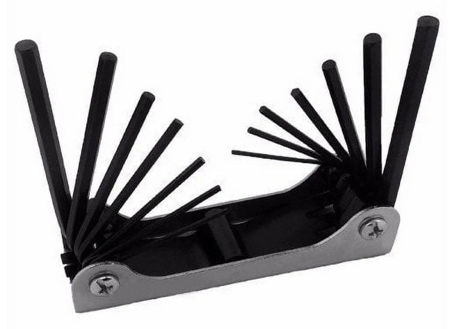 IIT 14pc FOLDING HEX KEY WRENCH