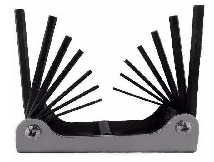 IIT 14pc FOLDING HEX KEY WRENCH