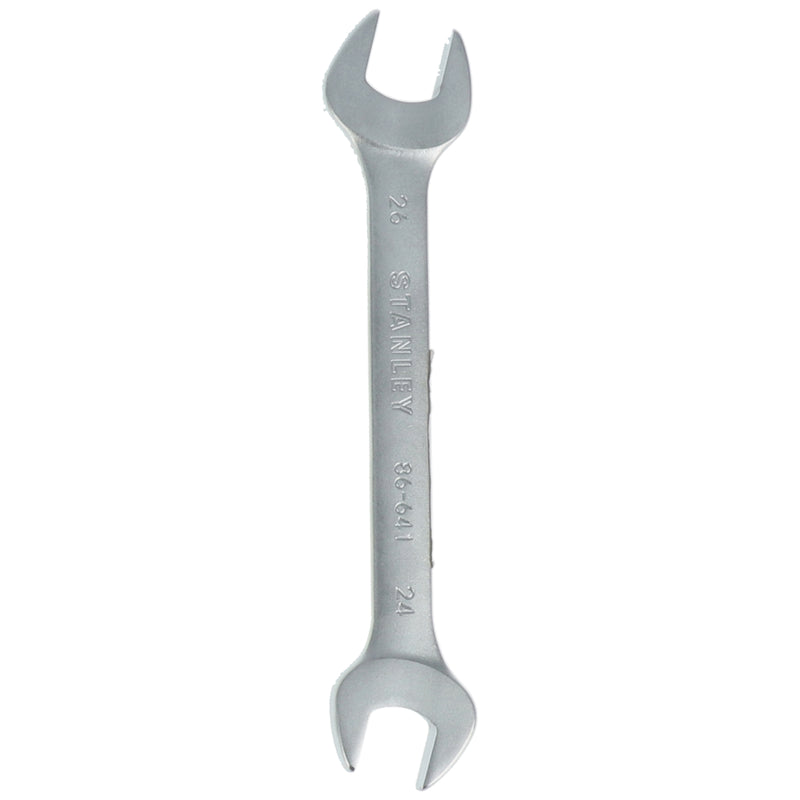 STANLEY 24-26MM DOUBLE OPEN END WRENCH (NO ADVERTISING-NO AMAZON-INTERNET)