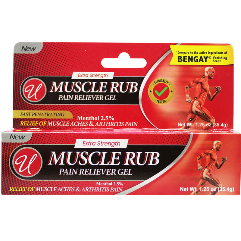 1.25oz MUSCLE RUB PAIN RELIEVING GEL