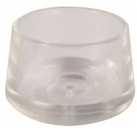 SHEPHERD 24CT 7/8'' CLEAR PLASTIC CHAIR TIPS