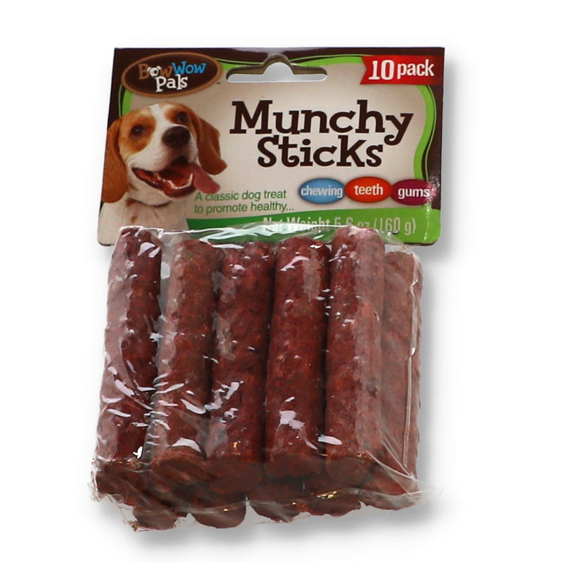 10PK MUNCHY STICKS DOG TREATS