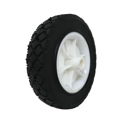 SHEPHERD 2PK 7'' x 1-1/2'' PLASTIC WHEEL RUBBER TREAD